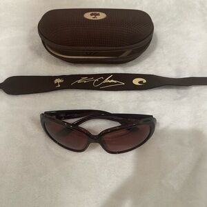 Costa Women's Sunglasses in Dark Brown Frame with Brown Lenses